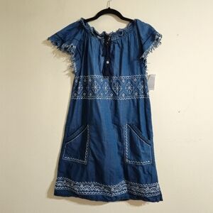 Banjara Boho Denim Dress NWT!